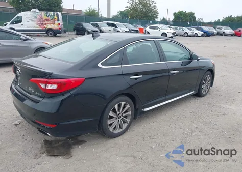 2017 Hyundai Sonata Sport из США, поврежденный, VIN 5NPE34AF0HH437826